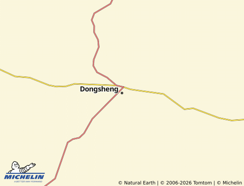 MICHELIN Dongsheng map - ViaMichelin