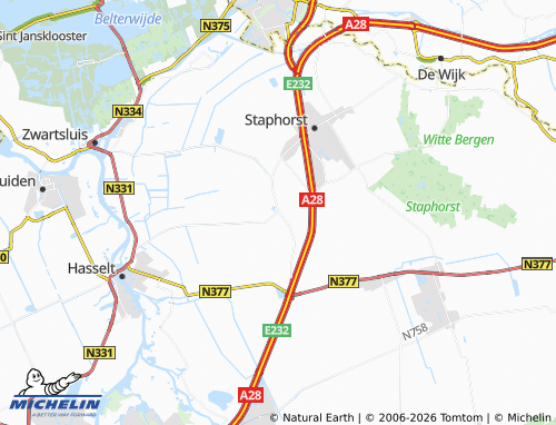 MICHELIN Rouveen map - ViaMichelin