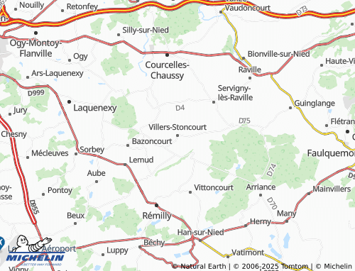 MICHELIN Villers-Stoncourt map - ViaMichelin