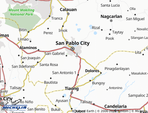 MICHELIN San Gregorio map - ViaMichelin