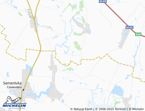 MICHELIN-Landkarte Bovbasivka - ViaMichelin
