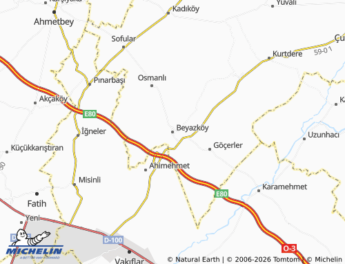 MICHELIN Beyazköy map - ViaMichelin