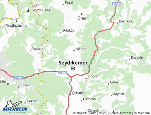 Mappa MICHELIN Seydiler - ViaMichelin