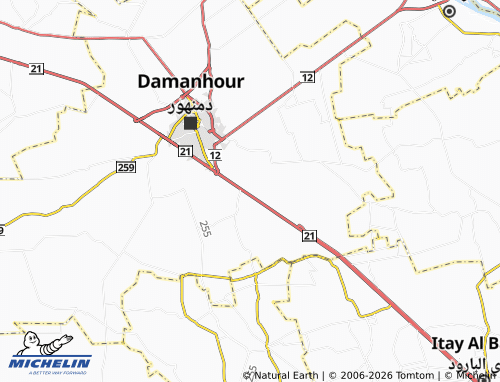 Mapa MICHELIN Dasnous Um Deenar - ViaMichelin