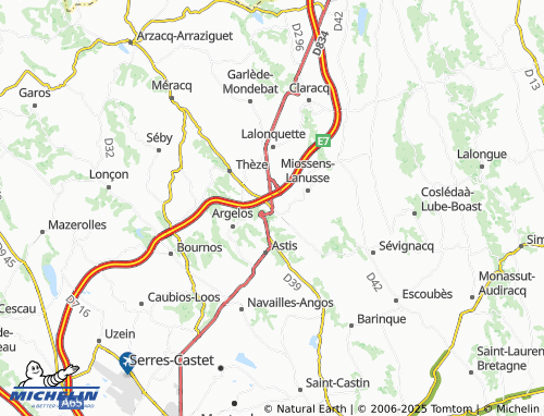Carte MICHELIN Auriac - ViaMichelin
