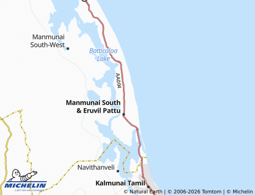 Mappa MICHELIN Kaluthawalai 3 - ViaMichelin