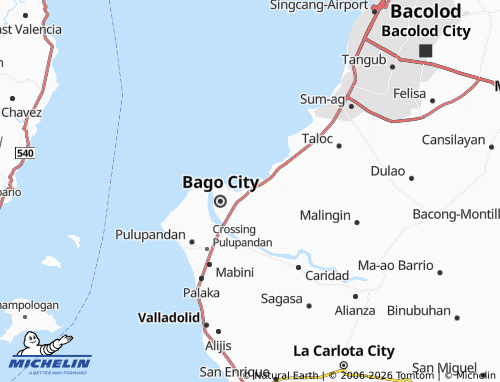 MICHELIN Sampinit map - ViaMichelin