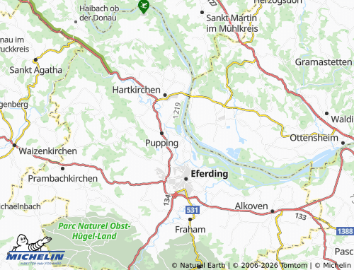 MICHELIN Au bei Brandstatt map - ViaMichelin