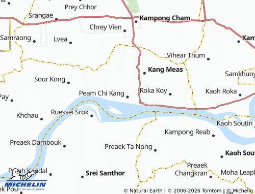 Mapa MICHELIN Peam Chi Kang - ViaMichelin