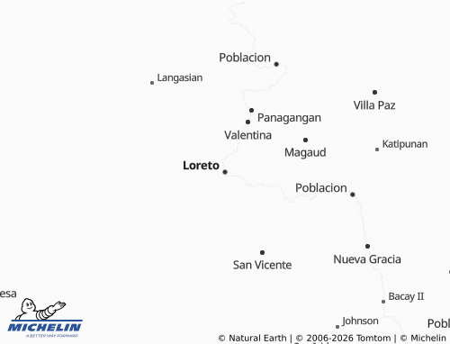 MICHELIN Loreto map - ViaMichelin