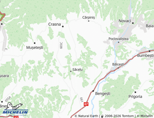 Mapa MICHELIN Blahnița De Sus - ViaMichelin
