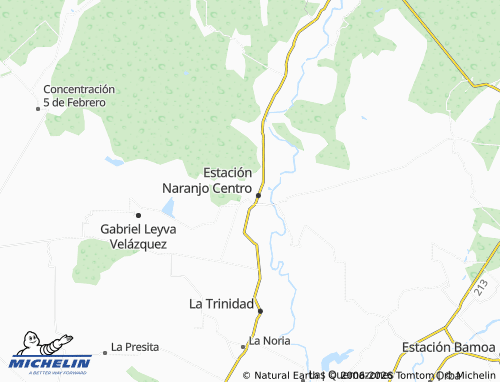 Mappa MICHELIN Alfredo Villa Bonfil - ViaMichelin