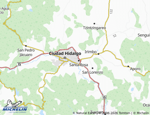 MICHELIN El Trébol map - ViaMichelin