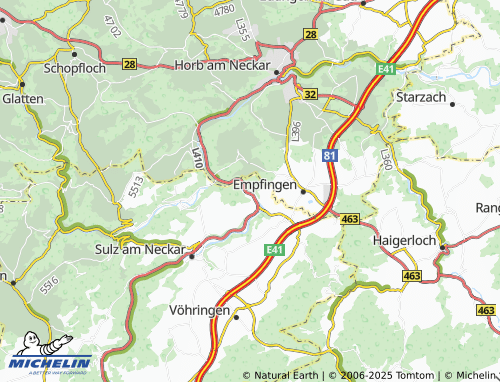 MICHELIN-Landkarte Fischingen - ViaMichelin