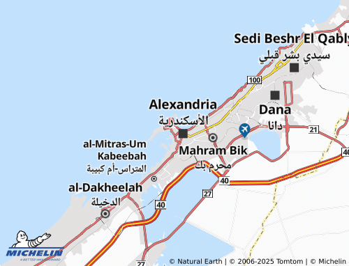 Kaart MICHELIN Abu Shoushah - ViaMichelin