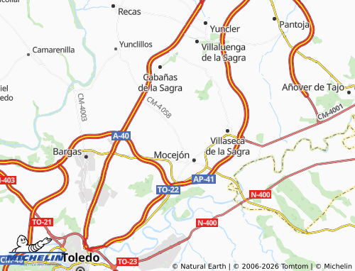 Mapa MICHELIN Magán - ViaMichelin