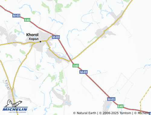 MICHELIN-Landkarte Mala Popivka - ViaMichelin