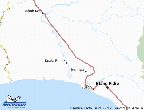 Carte MICHELIN Kampung Tengah - ViaMichelin