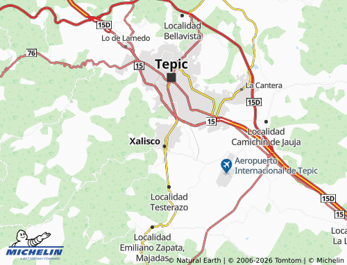 Mappa MICHELIN Guadalupe Victoria - ViaMichelin