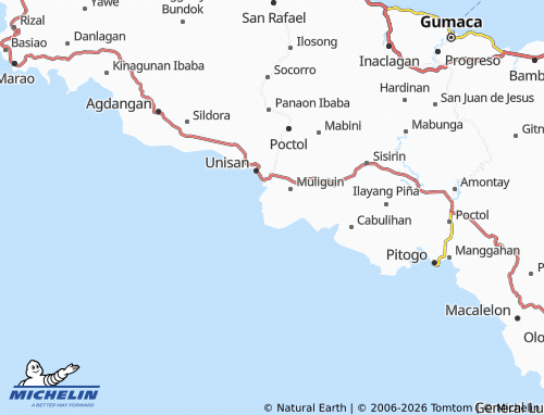 MICHELIN Punta map - ViaMichelin