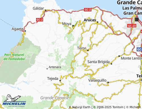 MICHELIN Valsendero map - ViaMichelin