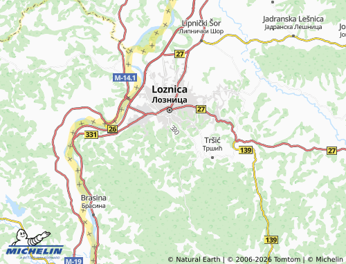 Mapa MICHELIN Baščeluci - ViaMichelin