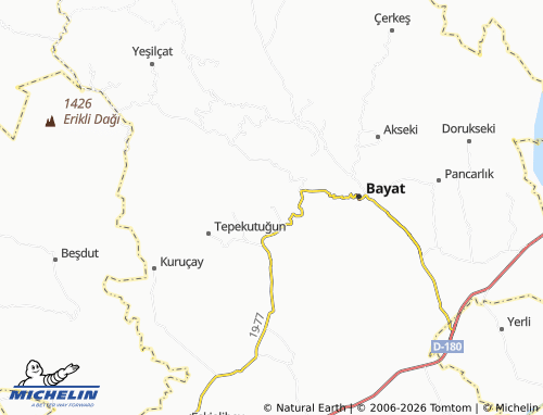 MICHELIN Beydili map - ViaMichelin