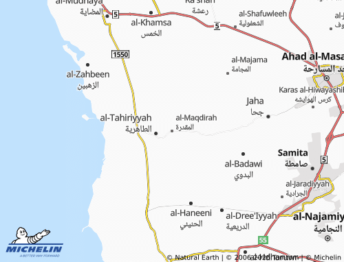 MICHELIN-Landkarte al-Maqdirah - ViaMichelin
