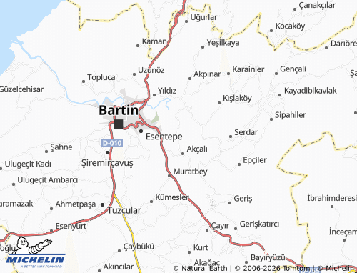 Carte MICHELIN Kabagöz - ViaMichelin