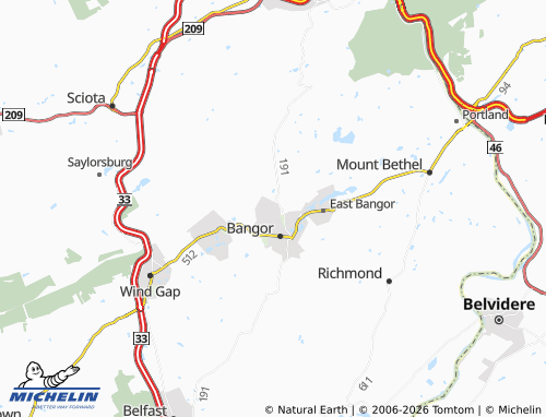 Carte MICHELIN Roseto - ViaMichelin