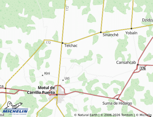 Mapa MICHELIN Kancabchén Uci - ViaMichelin