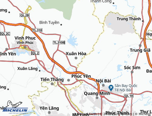 Mapa MICHELIN Xuân Hòa - ViaMichelin