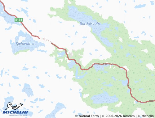 MICHELIN Gamlestøyllii map - ViaMichelin