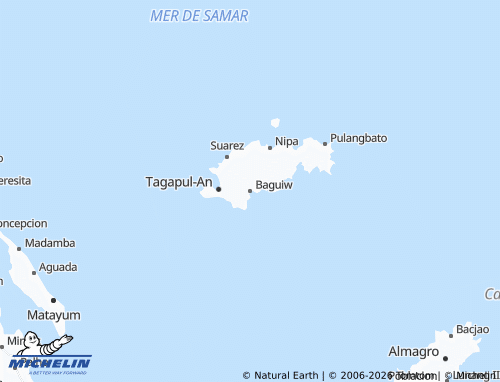 MICHELIN Baguiw map - ViaMichelin