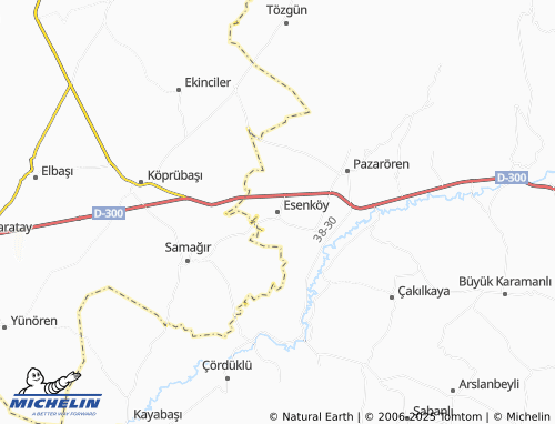 MICHELIN Esenköy map - ViaMichelin