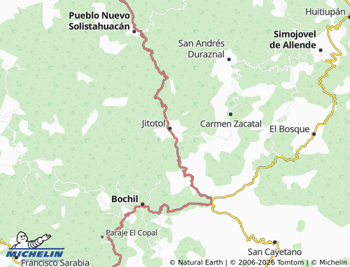 Carte MICHELIN San Ramón - ViaMichelin