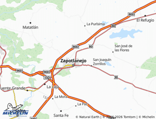 MICHELIN Los Tepetates map - ViaMichelin