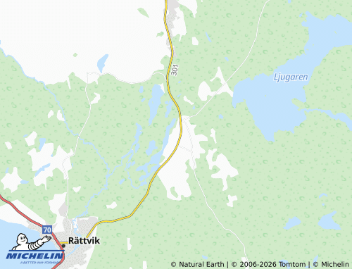 Mappa MICHELIN Nedre Gärdsjö - ViaMichelin