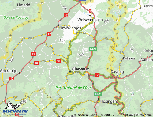 Carte MICHELIN Urspelt - ViaMichelin