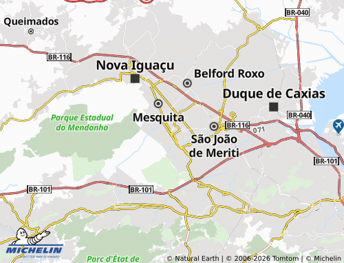 Carte MICHELIN Nilópolis - ViaMichelin