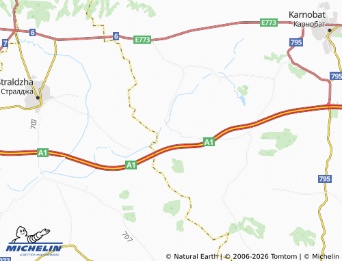 Mappa MICHELIN Devetak - ViaMichelin