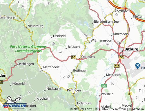 MICHELIN Mülbach map - ViaMichelin