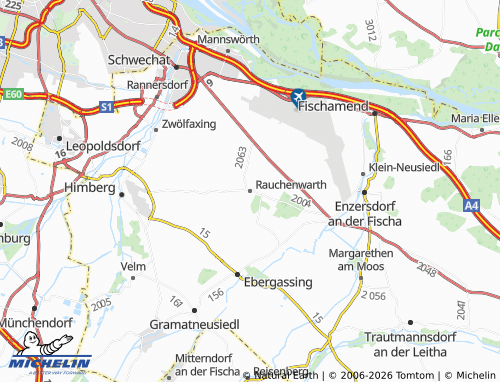 MICHELIN Rauchenwarth map - ViaMichelin