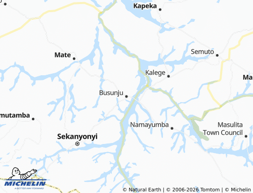 MICHELIN Busunju map - ViaMichelin