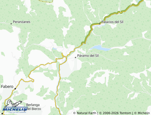 Mapa MICHELIN Páramo del Sil - ViaMichelin
