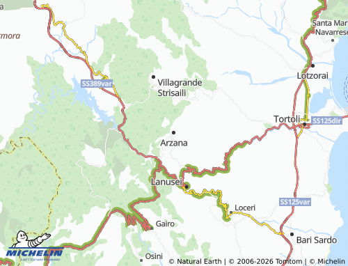 Mapa MICHELIN Arzana - ViaMichelin