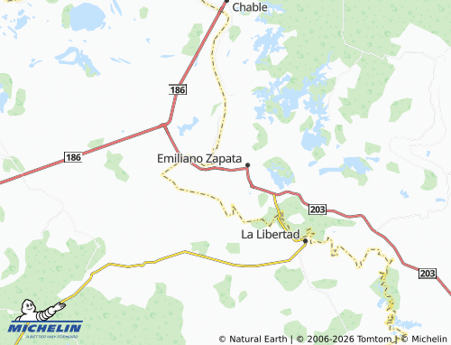 MICHELIN José Marín Lara map - ViaMichelin