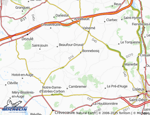 Mappa MICHELIN Auvillars - ViaMichelin