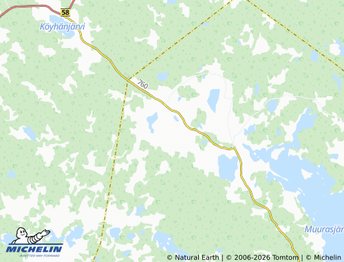 Carte MICHELIN Särkiperä - ViaMichelin