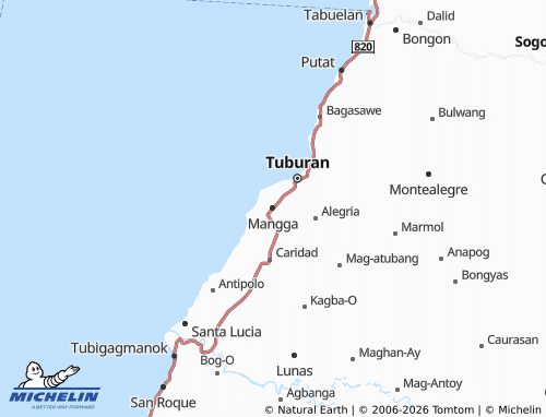 Mappa MICHELIN Mangga - ViaMichelin